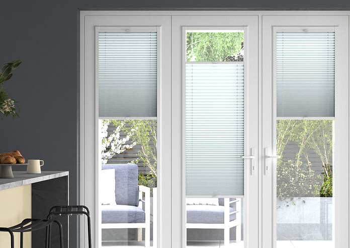Pleated (Blackout), Pearl White - Perfect Fit Blind - Image 3